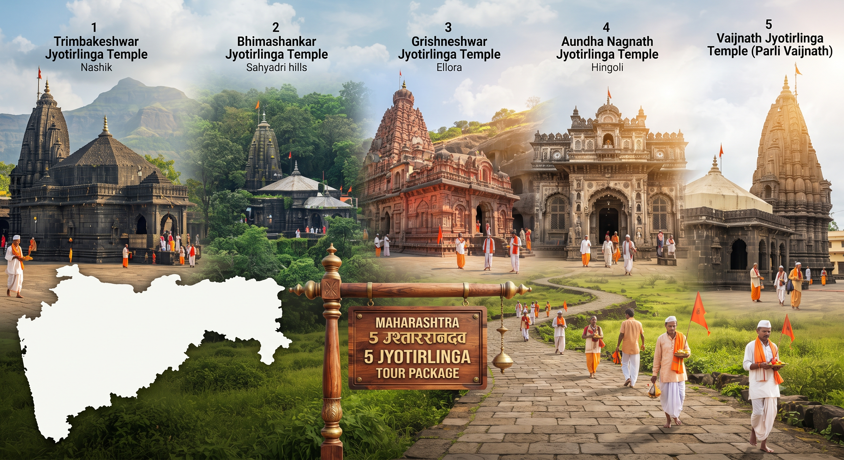 Maharashtra 5 Jyotirlinga Tour Package